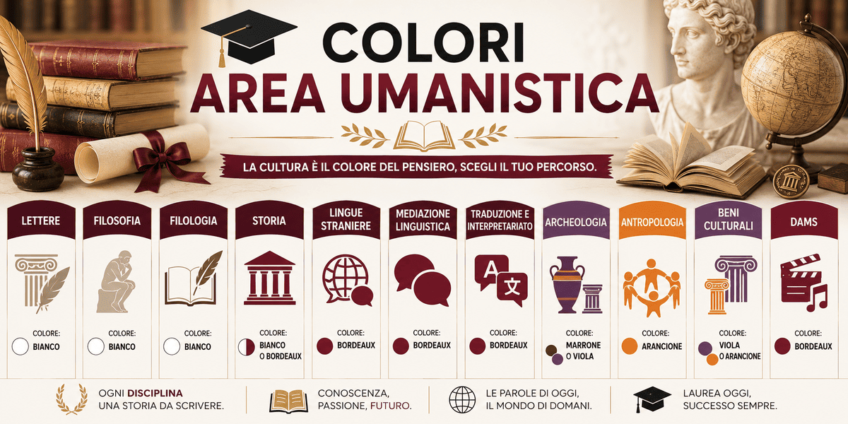 Colori Laurea Facoltà Umanistiche